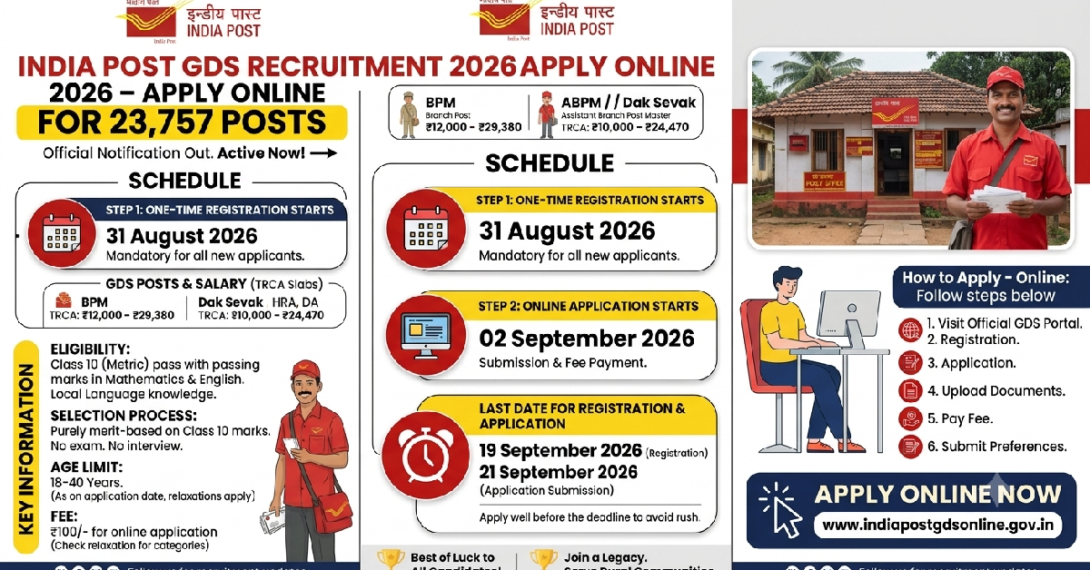 India Post GDS Recruitment 2026